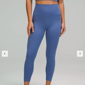 Lululemon Wunder Train High-Rise Tight with Pockets 25" size 8 in Water Drop